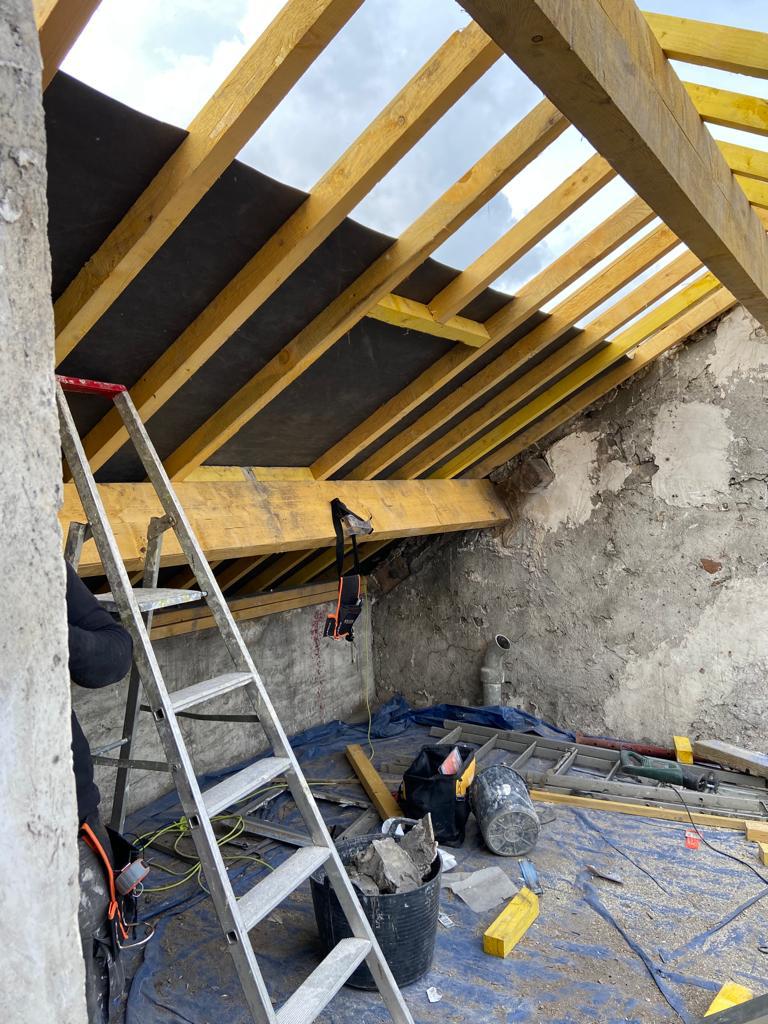 Chantier couvreur à Gannat