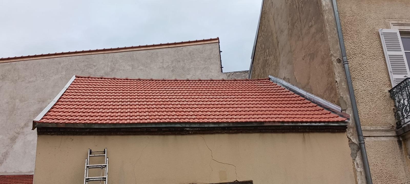 Chantier couvreur à Bourbon-l'Archambault
